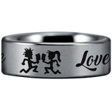 Tungsten Juggalo Ring