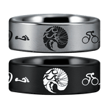 Tungsten Triathlon Ring
