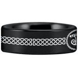 Tungsten Gemini Ring