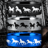 Tungsten Equestrian Ring