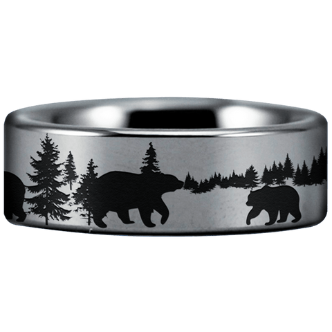Tungsten Bear Ring