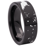 Tungsten Raven Ring