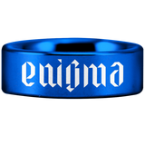 Tungsten Enigma Ring