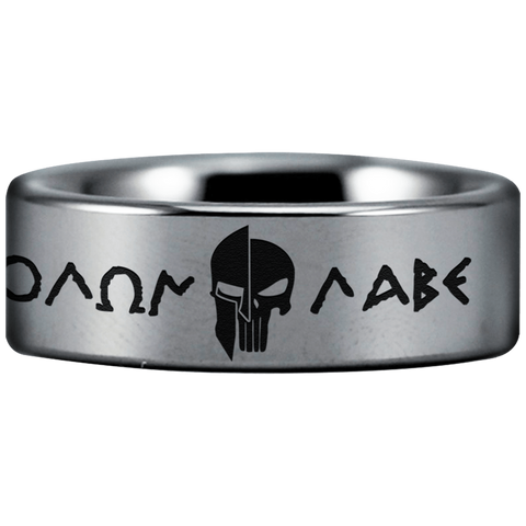 Tungsten Molon Labe Ring