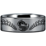 Tungsten Dragon Ring