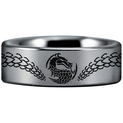 Tungsten Dragon Ring
