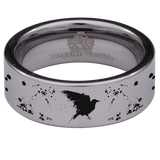 Tungsten Raven Ring