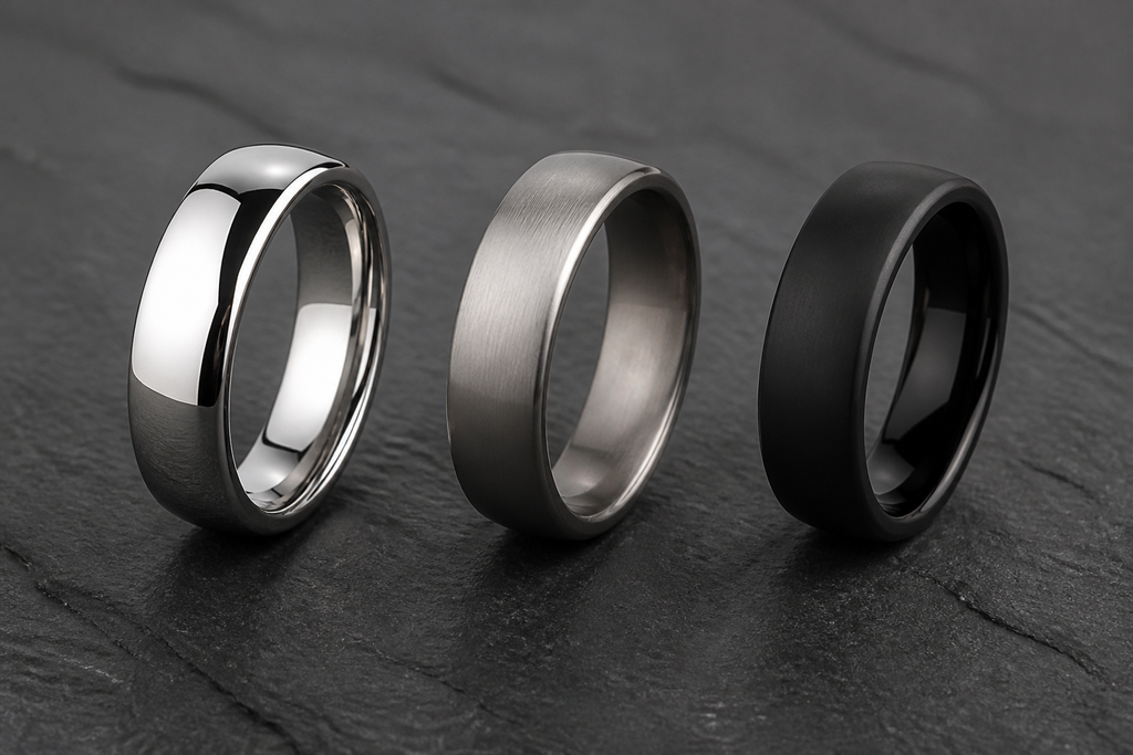 Tungsten vs Titanium vs Ceramic: Choosing a Modern Wedding Band