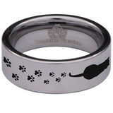 Cat Paws Tungsten Carbide Ring