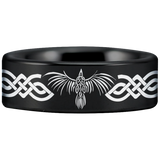 Celtic Raven Tungsten Carbide Ring