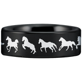 Equestrian Tungsten Carbide Ring