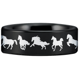 Equestrian Tungsten Carbide Ring