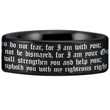 Isaiah 41:10 Tungsten Carbide Ring