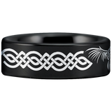 Celtic Raven Tungsten Carbide Ring