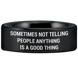 Enigma Tungsten Carbide Ring