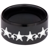 Starfish Tungsten Carbide Ring