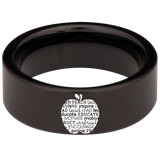 Teacher's Tungsten Carbide Ring