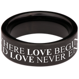 Family Love Tungsten Carbide Ring