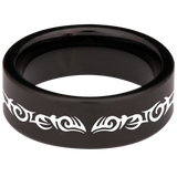 Tribal Bat Tungsten Carbide Ring