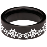 Nautical Tungsten Carbide Ring