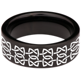 Butterfly Celtic Knot Tungsten Carbide Ring