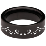 Sugar Skull Tungsten Carbide Ring