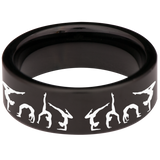 Gymnastics Tungsten Carbide Ring