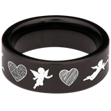Cupid Tungsten Carbide Ring