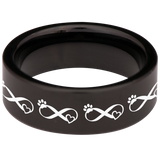 Mr. Cat Couple Tungsten Carbide Ring