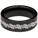 Celtic Dog Style 2 Tungsten Carbide Ring