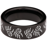 Viking Bear Tungsten Carbide Ring