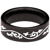Chinese Hope Faith Love Tungsten Carbide Ring