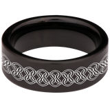 Celtic Seahorse Tungsten Carbide Ring