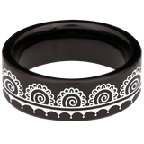 Fancy Tungsten Carbide Ring