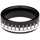Bowling Tungsten Carbide Ring