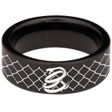 Don't Tread on Me Snake Tungsten Carbide Ring