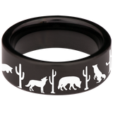 Coyote Tungsten Carbide Ring