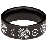 Elemental Wizard Tungsten Carbide Ring