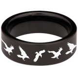 Crow Tungsten Carbide Ring