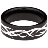 Tribal Sun Tungsten Carbide Ring