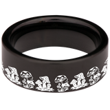 Mushroom Tungsten Carbide Ring