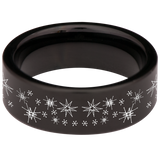 Starburst Tungsten Carbide Ring