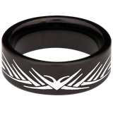 Flying Raven Tungsten Carbide Ring