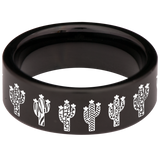 Cactus Tungsten Carbide Ring
