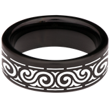 Tiger Eye Style 2 Tungsten Carbide Ring