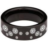 Daisy Tungsten Carbide Ring