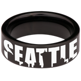 Seattle Skyline Tungsten Carbide Ring