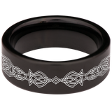 Celtic Dog Style 1 Tungsten Carbide Ring