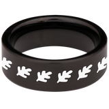 Leaf Tungsten Carbide Ring