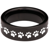 Teddy Bear Tungsten Carbide Ring